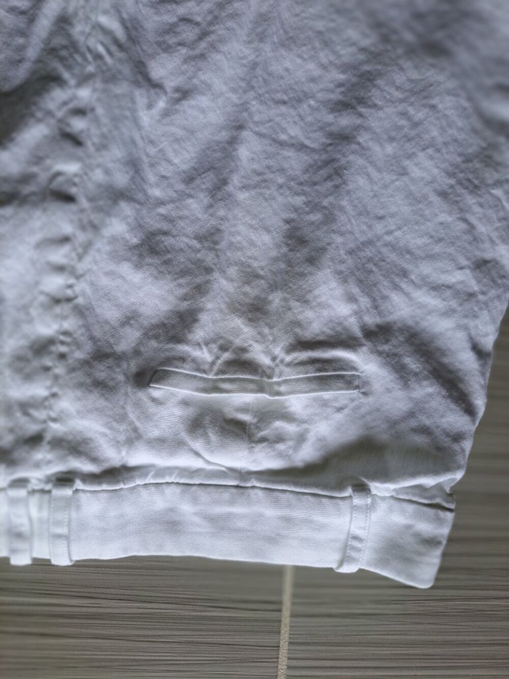J. Crew White Linen Bld Wide-Leg Pants 10 Women's Flowy Summer Vacation Beach - Picture 10 of 13